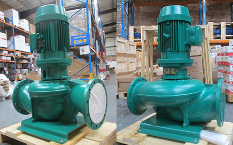 Fresh Water Pumping for Civil Engineering - Vertical Inline Pump