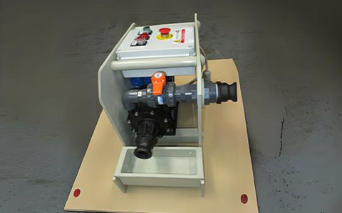 Aggressive Chemical Transfer in Nuclear Laboratory - Magnetic Drive Pump